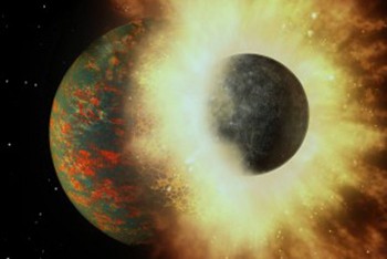 Nowe badania stosunków i pochodzenia pierwiastków występujących na Ziemi sugerują, że węgiel może pochodzić z kolizji z planetą podobną do Merkurego, do której miałoby dojść 4,4 mld lat temu.