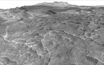 Zdjęcie przedstawiające równinę Utopia Planitia.