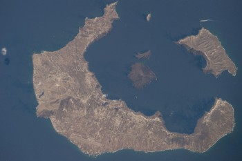 Santorini Caldera w południowo-wschodniej Grecji.