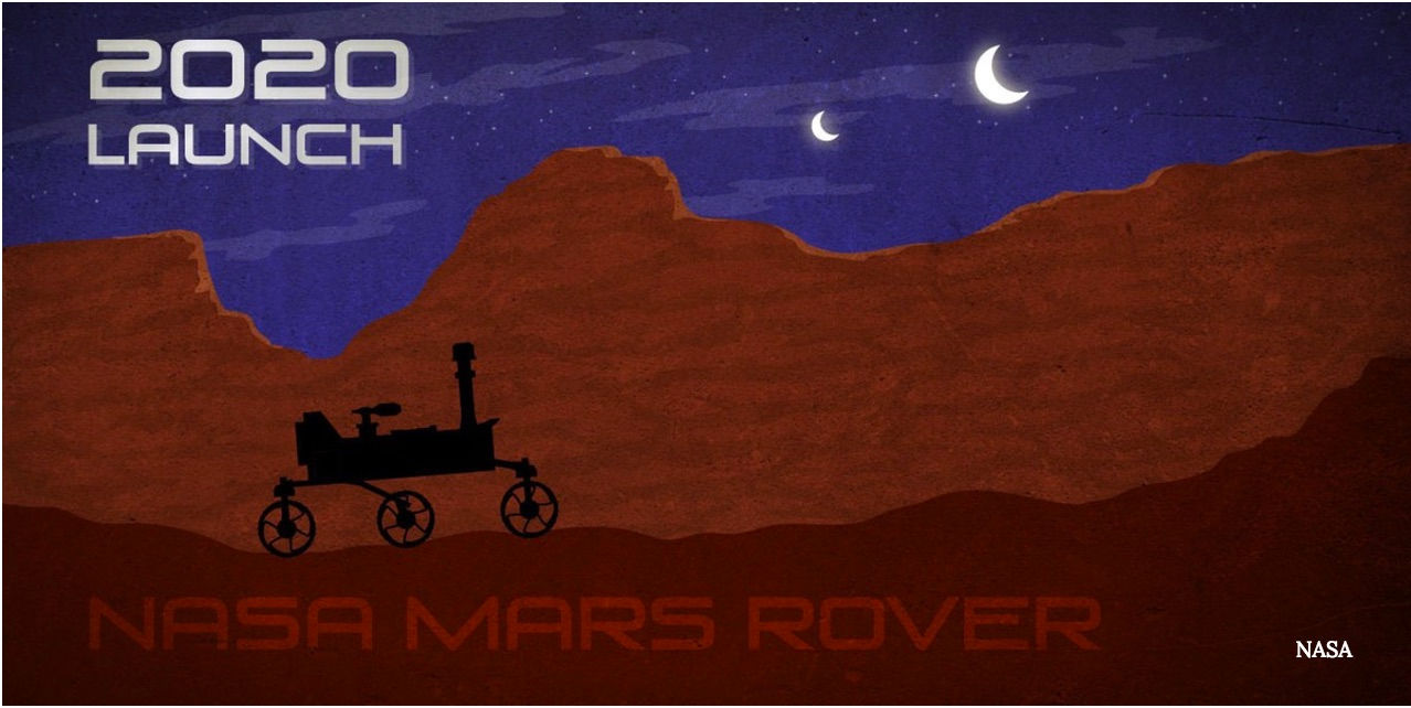 Plakat misji Mars 2020.