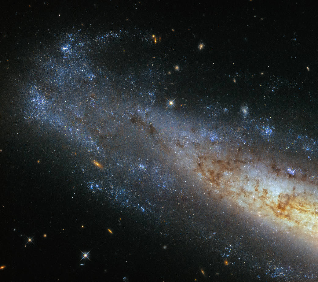 Galaktyka NGC 1448 uchwycona przez Kosmiczny teleskop Hubble`a