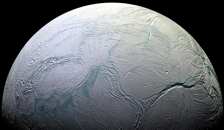 Enceladus - jeden z księżyców Saturna